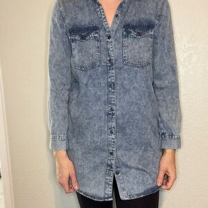 💙LOWEST PRICE💙Denim Button-Up Shirt Dress